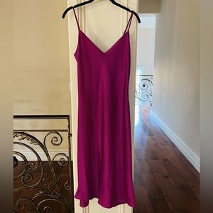 Aritzia Wilfred Only Slip Midi Dress